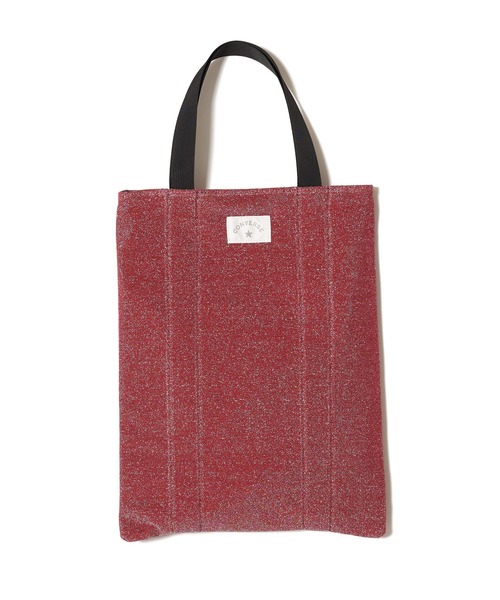 CONVERSE（コンバース）の「【CONVERSE】ARCH LOGO GATHER TOTE BAG/手提げ/肩掛け/トートバッグ/コンバース（トートバッグ・レディース・ブラウン/ピンク/ホワイト・FREE）」の3枚目の写真