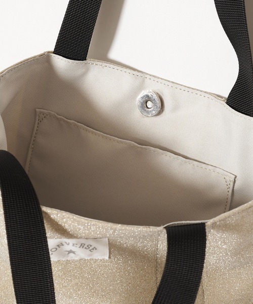 CONVERSE（コンバース）の「【CONVERSE】ARCH LOGO GATHER TOTE BAG/手提げ/肩掛け/トートバッグ/コンバース（トートバッグ・レディース・ブラウン/ピンク/ホワイト・FREE）」の12枚目の写真