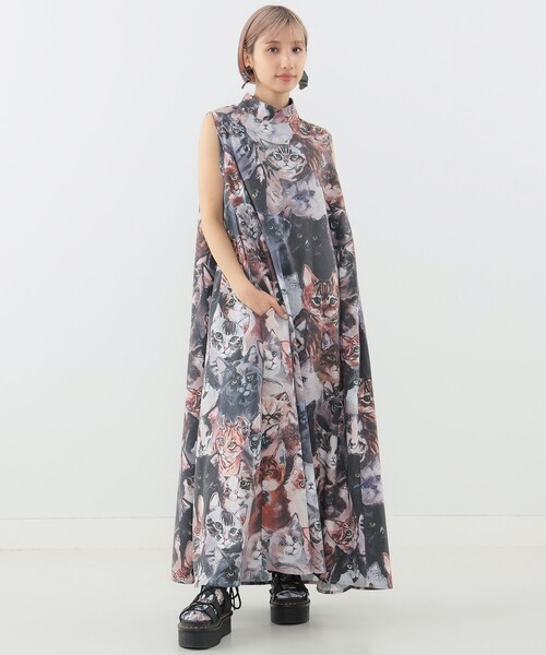 セール】【COLLABORATION】unoa / ノースリ ワンピース（ワンピース