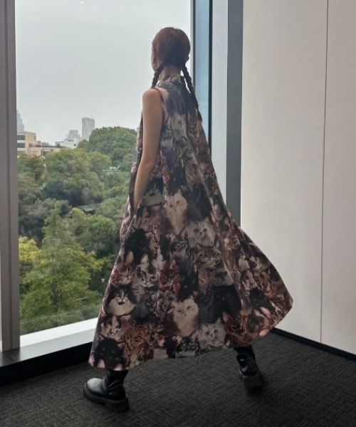 mmts(マミタス)の「【COLLABORATION】unoa / ノースリ ワンピース(ワンピース・レディース・ブラック/ブラウン・SMALL/MEDIUM)」の7枚目の写真