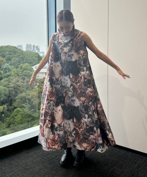 mmts(マミタス)の「【COLLABORATION】unoa / ノースリ ワンピース(ワンピース・レディース・ブラック/ブラウン・SMALL/MEDIUM)」の8枚目の写真