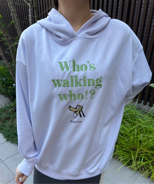 Disney(ディズニー)の「【DISNEY/ディズニー】ポンチ キャラクター刺繍BIGプルパーカー(パーカー・レディース・ライラック/ライトピンク/オートミール/ミント・L/M)」の3枚目の写真