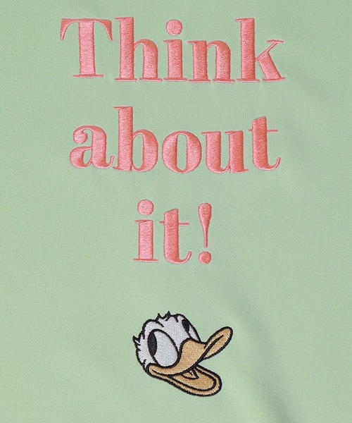 Disney(ディズニー)の「【DISNEY/ディズニー】ポンチ キャラクター刺繍BIGプルパーカー(パーカー・レディース・ライラック/ライトピンク/オートミール/ミント・L/M)」の7枚目の写真
