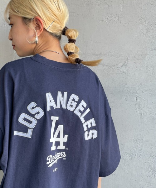 【WEB先行予約】[FANATICS/ファナティクス] 別注 MLBバックプリントTシャツ（Tシャツ/カットソー）｜MLB（メジャーリーグベースボール）
