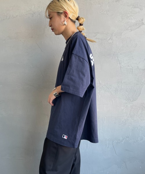 【WEB先行予約】[FANATICS/ファナティクス] 別注 MLBバックプリントTシャツ（Tシャツ/カットソー）｜MLB（メジャーリーグベースボール）