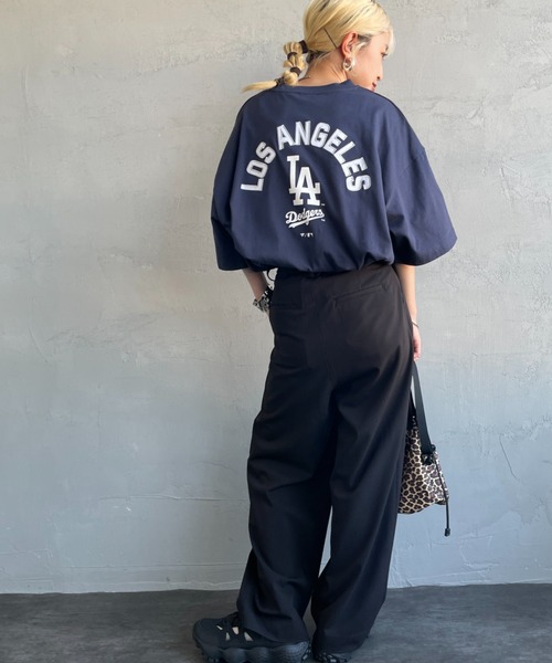 【WEB先行予約】[FANATICS/ファナティクス] 別注 MLBバックプリントTシャツ（Tシャツ/カットソー）｜MLB（メジャーリーグベースボール）