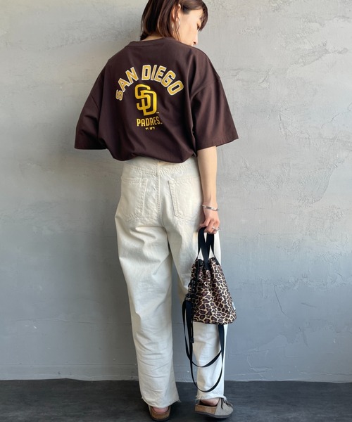 【WEB先行予約】[FANATICS/ファナティクス] 別注 MLBバックプリントTシャツ（Tシャツ/カットソー）｜MLB（メジャーリーグベースボール）