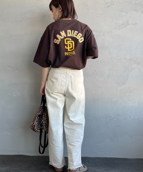 【WEB先行予約】[FANATICS/ファナティクス] 別注 MLBバックプリントTシャツ（Tシャツ/カットソー）｜MLB（メジャーリーグベースボール）