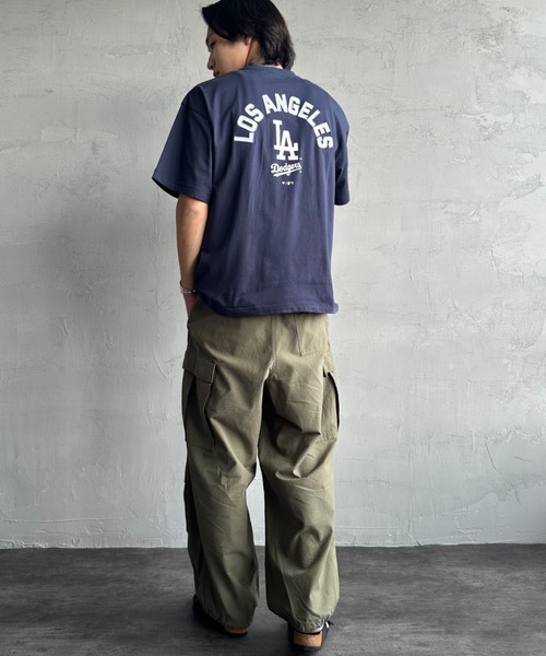 【WEB先行予約】[FANATICS/ファナティクス] 別注 MLBバックプリントTシャツ（Tシャツ/カットソー）｜MLB（メジャーリーグベースボール）