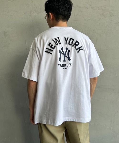 【WEB先行予約】[FANATICS/ファナティクス] 別注 MLBバックプリントTシャツ（Tシャツ/カットソー）｜MLB（メジャーリーグベースボール）