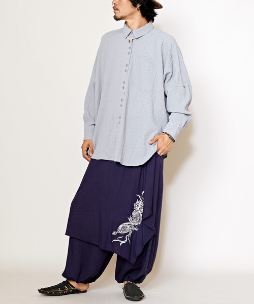 【チャイハネ】スプラムMEN'Sシャツ(シャツ/ブラウス)|チャイハネ(チャイハネ) 【チャイハネ】スプラムMEN'Sシャツ(シャツ/ブラウス)|チャイハネ(チャイハネ)