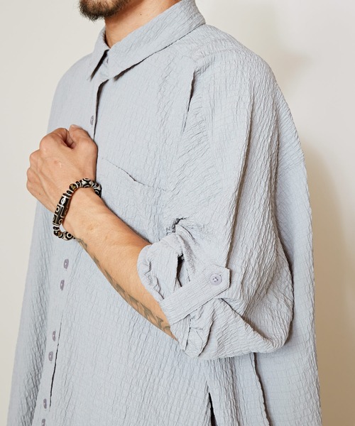 【チャイハネ】スプラムMEN'Sシャツ(シャツ/ブラウス)|チャイハネ(チャイハネ) 【チャイハネ】スプラムMEN'Sシャツ(シャツ/ブラウス)|チャイハネ(チャイハネ)