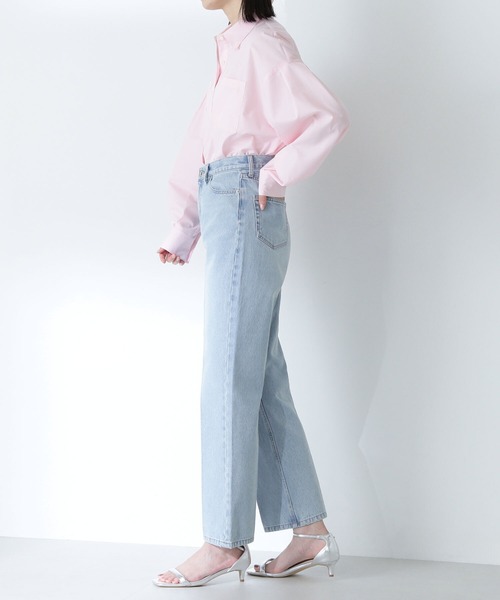 NATURAL BEAUTY BASIC（ナチュラルビューティーベーシック）の「◇【美人百花掲載】センタープレスストレートデニムパンツ（デニムパンツ・レディース・ブルー系その他2/ブルー・SMALL/MEDIUM/P/S）」の20枚目の写真