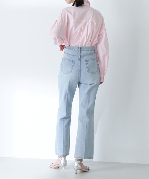 NATURAL BEAUTY BASIC（ナチュラルビューティーベーシック）の「◇【美人百花掲載】センタープレスストレートデニムパンツ（デニムパンツ・レディース・ブルー系その他2/ブルー・SMALL/MEDIUM/P/S）」の21枚目の写真