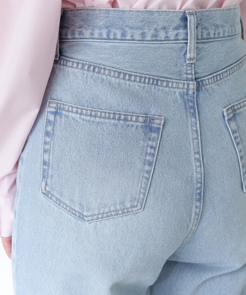 NATURAL BEAUTY BASIC（ナチュラルビューティーベーシック）の「◇【美人百花掲載】センタープレスストレートデニムパンツ（デニムパンツ・レディース・ブルー系その他2/ブルー・SMALL/MEDIUM/P/S）」の22枚目の写真