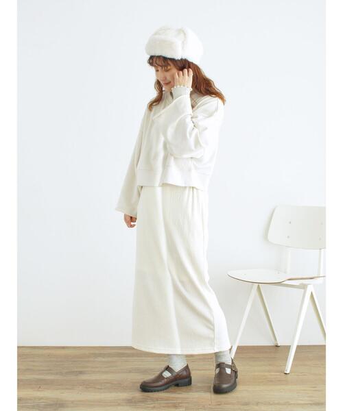 Samansa Mos2(サマンサ モスモス)の「◎ショート丈スウェット(Tシャツ/カットソー・レディース・ブラウン/ピンク/キナリ/ブラック・F)」の18枚目の写真