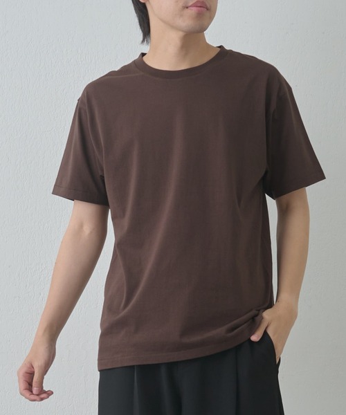 COLONY 2139(コロニートゥーワンスリーナイン)の「ラウンドボディコットンTシャツ(Tシャツ/カットソー・メンズ・サックスブルー/ブラック/グレー/ネイビー/ブラウン/ブラック系その他/ミント/ホワイト・X-SMALL/X-LARGE/LARGE/MEDIUM/SMALL)」の5枚目の写真