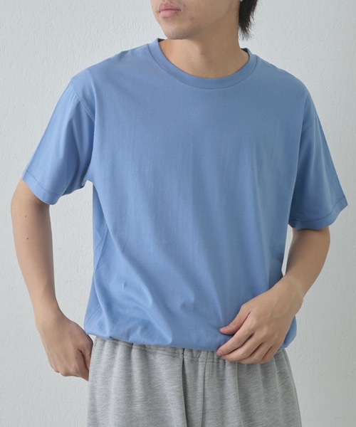 COLONY 2139(コロニートゥーワンスリーナイン)の「ラウンドボディコットンTシャツ(Tシャツ/カットソー・メンズ・サックスブルー/ブラック/グレー/ネイビー/ブラウン/ブラック系その他/ミント/ホワイト・X-SMALL/X-LARGE/LARGE/MEDIUM/SMALL)」の8枚目の写真