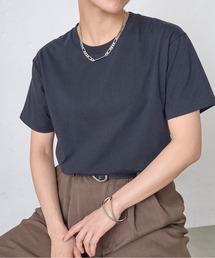 ラウンドボディコットンTシャツ