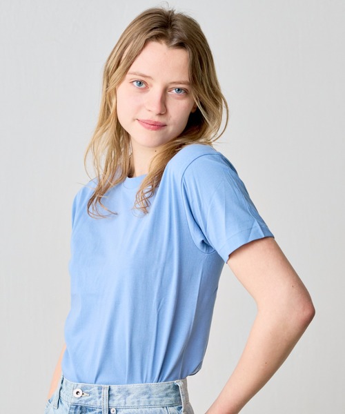COLONY 2139(コロニートゥーワンスリーナイン)の「ラウンドボディコットンTシャツ(Tシャツ/カットソー・メンズ・サックスブルー/ブラック/グレー/ネイビー/ブラウン/ブラック系その他/ミント/ホワイト・X-SMALL/X-LARGE/LARGE/MEDIUM/SMALL)」の9枚目の写真