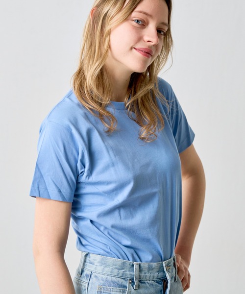 COLONY 2139(コロニートゥーワンスリーナイン)の「ラウンドボディコットンTシャツ(Tシャツ/カットソー・メンズ・サックスブルー/ブラック/グレー/ネイビー/ブラウン/ブラック系その他/ミント/ホワイト・X-SMALL/X-LARGE/LARGE/MEDIUM/SMALL)」の11枚目の写真