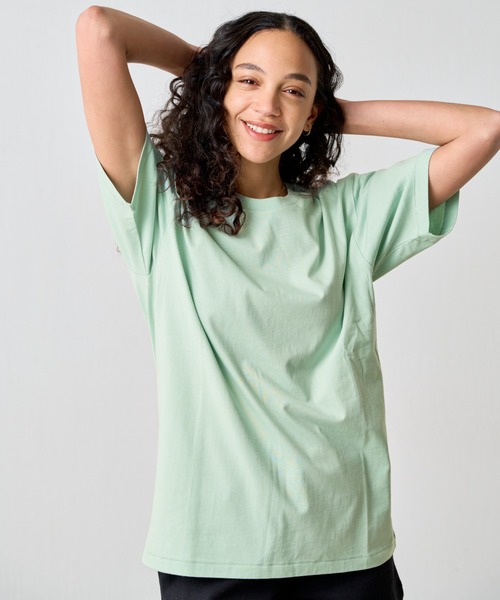 COLONY 2139(コロニートゥーワンスリーナイン)の「ラウンドボディコットンTシャツ(Tシャツ/カットソー・メンズ・サックスブルー/ブラック/グレー/ネイビー/ブラウン/ブラック系その他/ミント/ホワイト・X-SMALL/X-LARGE/LARGE/MEDIUM/SMALL)」の19枚目の写真