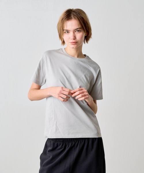 COLONY 2139(コロニートゥーワンスリーナイン)の「ラウンドボディコットンTシャツ(Tシャツ/カットソー・メンズ・サックスブルー/ブラック/グレー/ネイビー/ブラウン/ブラック系その他/ミント/ホワイト・X-SMALL/X-LARGE/LARGE/MEDIUM/SMALL)」の20枚目の写真