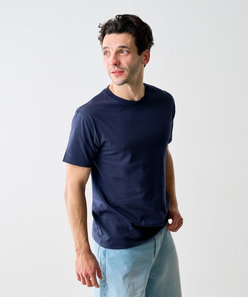 COLONY 2139(コロニートゥーワンスリーナイン)の「ラウンドボディコットンTシャツ(Tシャツ/カットソー・メンズ・サックスブルー/ブラック/グレー/ネイビー/ブラウン/ブラック系その他/ミント/ホワイト・X-SMALL/X-LARGE/LARGE/MEDIUM/SMALL)」の15枚目の写真