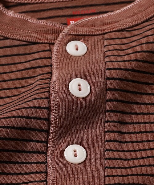 ダブルアールエル RRL ラルフローレン ヘンリーネック Tシャツ 長袖