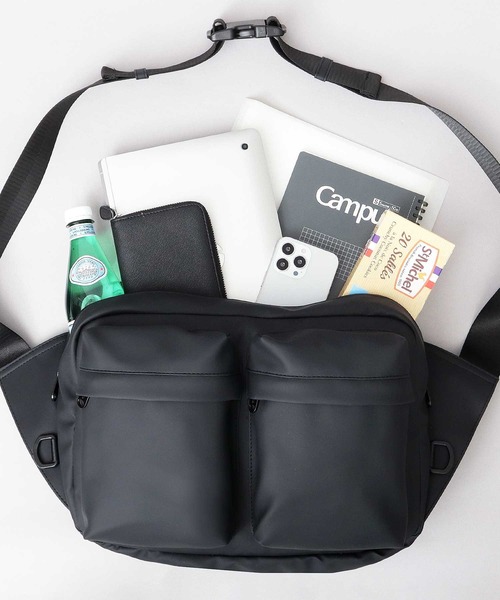 【タイムサービス‼️】ブラック ボディバッグ・ウエストポーチ WAIST POUCH