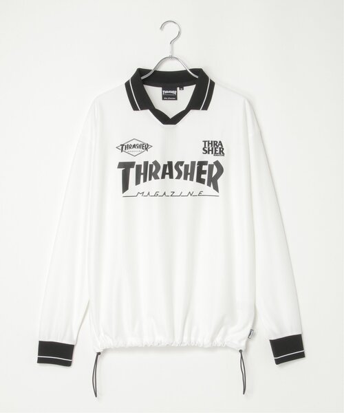 THRASHER(スラッシャー)の「THRASHER スラッシャー ゲームシャツ(Tシャツ/カットソー・メンズ・ホワイト/ブラック・L/M)」の14枚目の写真