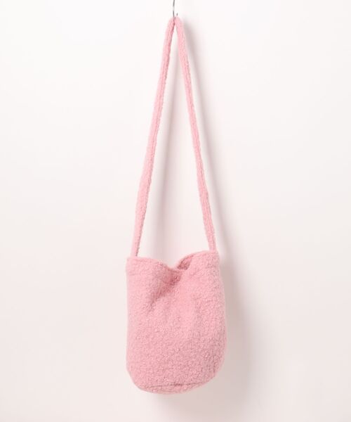 STYLEBLOCK（スタイルブロック）の「ボア素材ミニショルダーバッグ（ショルダーバッグ・レディース・レッド/ピンク/ブラウン・FREE）」の4枚目の写真