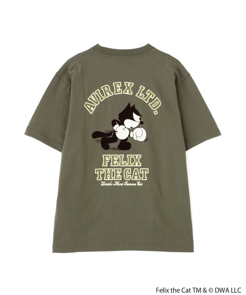THE FELiX(フェリクス)の「《AVIREX × FELIX》"BOXING" T-SHIRT / ボクシング 半袖Tシャツ / アヴィレックス / フィリックス(Tシャツ/カットソー・メンズ・オリーブ/ネイビー/ホワイト・MEDIUM/LARGE/XX-LARGE/X-LARGE)」の2枚目の写真