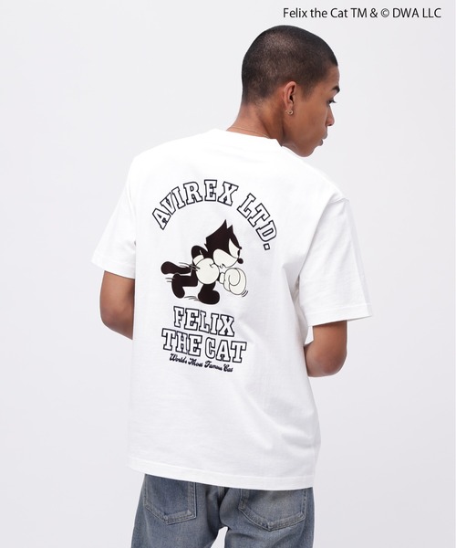 THE FELiX(フェリクス)の「《AVIREX × FELIX》"BOXING" T-SHIRT / ボクシング 半袖Tシャツ / アヴィレックス / フィリックス(Tシャツ/カットソー・メンズ・オリーブ/ネイビー/ホワイト・MEDIUM/LARGE/XX-LARGE/X-LARGE)」の20枚目の写真