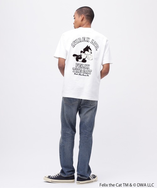 THE FELiX(フェリクス)の「《AVIREX × FELIX》"BOXING" T-SHIRT / ボクシング 半袖Tシャツ / アヴィレックス / フィリックス(Tシャツ/カットソー・メンズ・オリーブ/ネイビー/ホワイト・MEDIUM/LARGE/XX-LARGE/X-LARGE)」の22枚目の写真