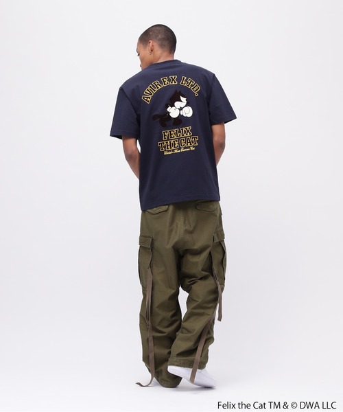 THE FELiX(フェリクス)の「《AVIREX × FELIX》"BOXING" T-SHIRT / ボクシング 半袖Tシャツ / アヴィレックス / フィリックス(Tシャツ/カットソー・メンズ・オリーブ/ネイビー/ホワイト・MEDIUM/LARGE/XX-LARGE/X-LARGE)」の11枚目の写真