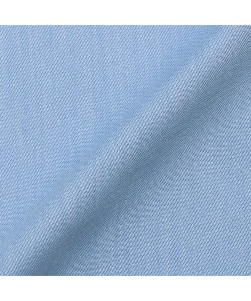 TOKYO SHIRTS（トウキョウシャツ）の「透け防止 形態安定ノーアイロン ワイド 長袖ビジネスワイシャツ（ビジネスシャツ・メンズ・ブルー・首回り39cm-裄丈80cm/首回り39cm-裄丈84cm/首回り41cm-裄丈82cm/首回り41cm-裄丈86cm/首回り43cm-裄丈86cm/首回り37cm-裄丈80cm/首回り43cm-裄丈82cm/首回り42cm-裄丈86cm/首回り42cm-裄丈82cm）」の5枚目の写真