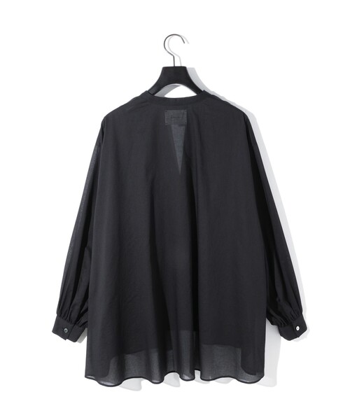 MIDIUMISOLID(ミディウミソリッド)の「MIDIUMISOLID for Ladies スタンドカラースキッパーシャツ(シャツ/ブラウス・レディース・アイボリー/グレー/イエロー/ブラック・FREE)」の14枚目の写真