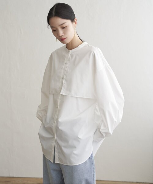 LBC（エルビーシー）の「ＴＣブロードケープブラウス（シャツ/ブラウス・レディース・チャコールグレー/ホワイト・M/L）」の18枚目の写真