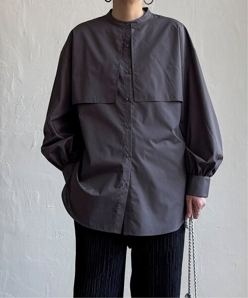 LBC（エルビーシー）の「ＴＣブロードケープブラウス（シャツ/ブラウス・レディース・チャコールグレー/ホワイト・M/L）」の16枚目の写真