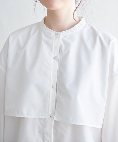 LBC（エルビーシー）の「ＴＣブロードケープブラウス（シャツ/ブラウス・レディース・チャコールグレー/ホワイト・M/L）」の10枚目の写真