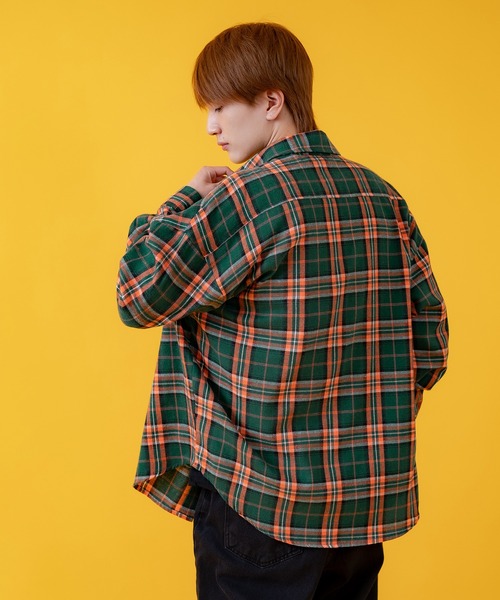 improves（インプローブス）の「レギュラー チェックシャツ（シャツ/ブラウス・メンズ・グリーン/イエロー/グレー・SMALL/MEDIUM/LARGE）」の11枚目の写真