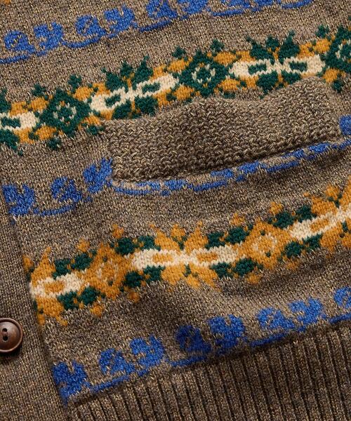 フェア アイル ウールブレンド セーター ベスト