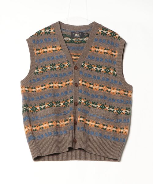 フェア アイル ウールブレンド セーター ベスト
