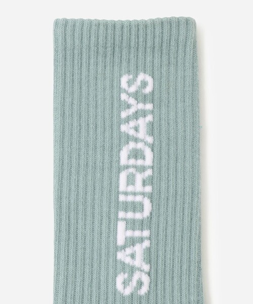 Saturdays NYC（サタデーズ ニューヨークシティ ）の「Logo Sock（ソックス/靴下・メンズ・ホワイト/ブラック/イエロー/ミント/オレンジ・FREE）」の12枚目の写真