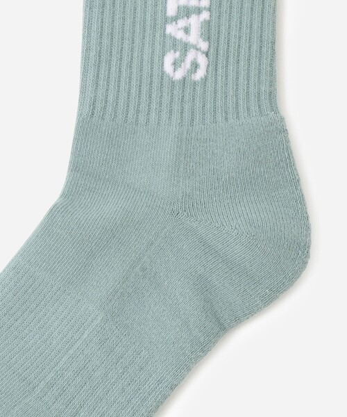 Saturdays NYC（サタデーズ ニューヨークシティ ）の「Logo Sock（ソックス/靴下・メンズ・ホワイト/ブラック/イエロー/ミント/オレンジ・FREE）」の11枚目の写真