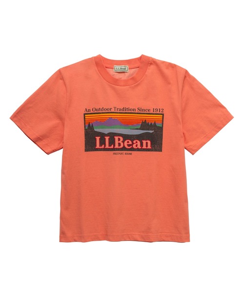 L.L.Bean(エルエルビーン)の「【JAPAN EDITION】モリル・ショートスリーブ・カタディン・ロゴ・ティ(Tシャツ/カットソー・レディース・オレンジ/ライトグレー/ダークネイビー/セージグリーン・MEDIUM)」の7枚目の写真