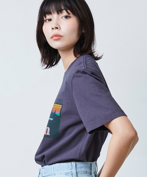 L.L.Bean(エルエルビーン)の「【JAPAN EDITION】モリル・ショートスリーブ・カタディン・ロゴ・ティ(Tシャツ/カットソー・レディース・オレンジ/ライトグレー/ダークネイビー/セージグリーン・MEDIUM)」の21枚目の写真