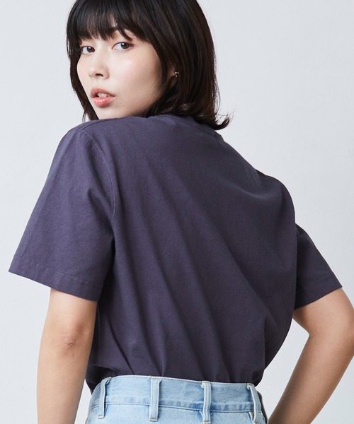 L.L.Bean(エルエルビーン)の「【JAPAN EDITION】モリル・ショートスリーブ・カタディン・ロゴ・ティ(Tシャツ/カットソー・レディース・オレンジ/ライトグレー/ダークネイビー/セージグリーン・MEDIUM)」の22枚目の写真