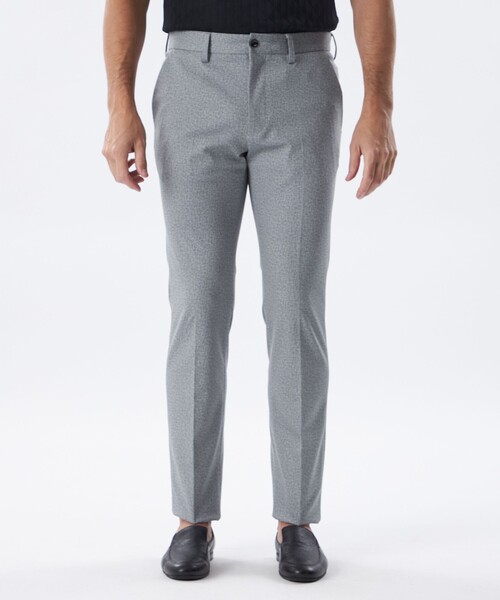 EPOCA UOMO(エポカウォモ)の「【セットアップ対応】ハケメプリントパンツ(スラックス・メンズ・ライトグレー/ブラック・48/46)」の5枚目の写真